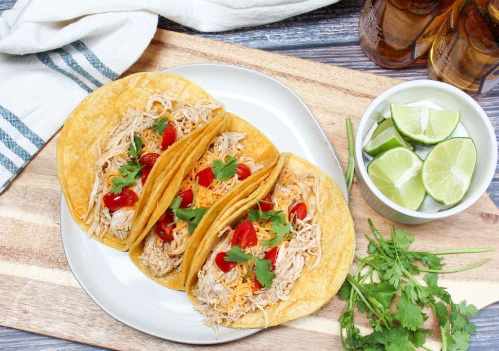 Tacos on a plate