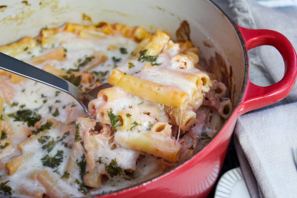 ziti in a pot