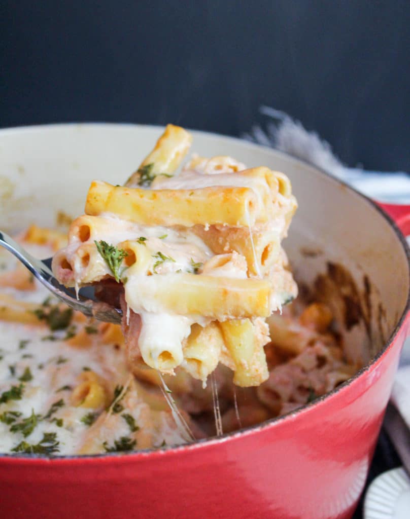 ziti in a pot