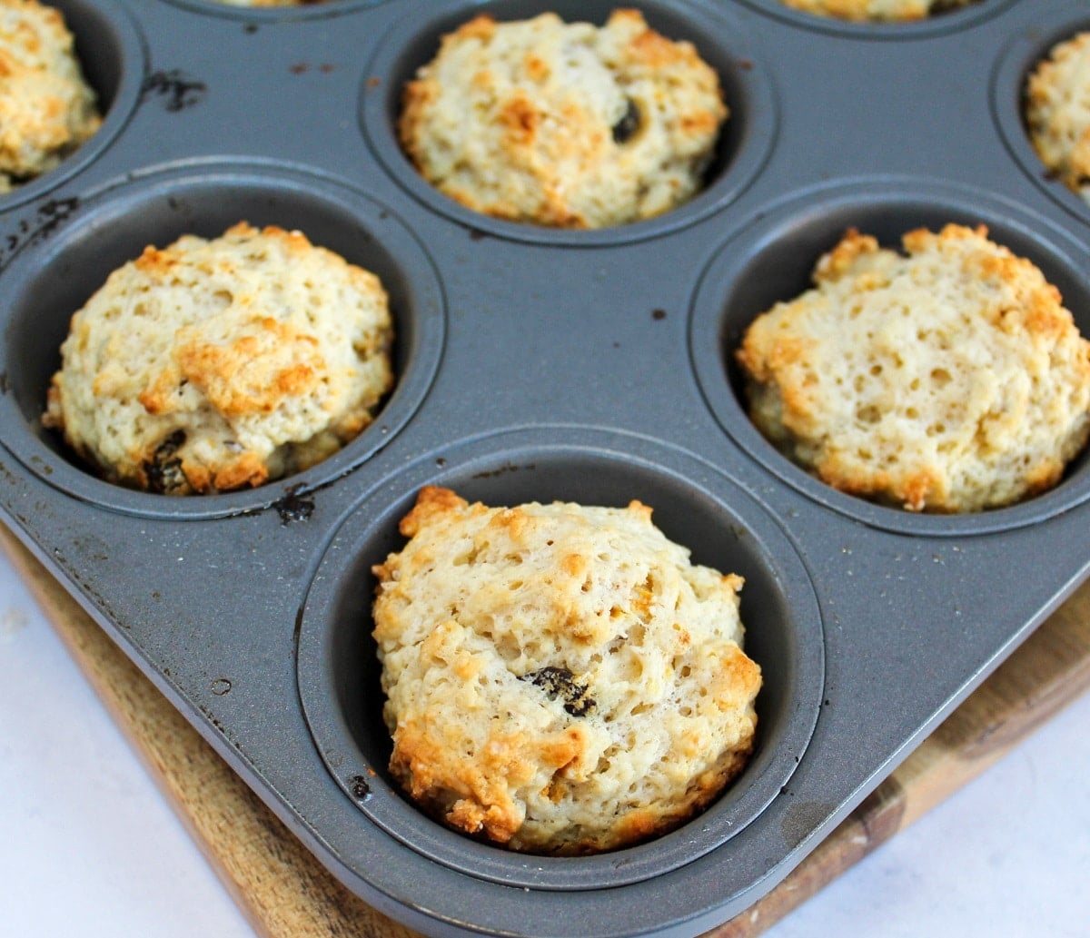 cooked irish soda bread muffins