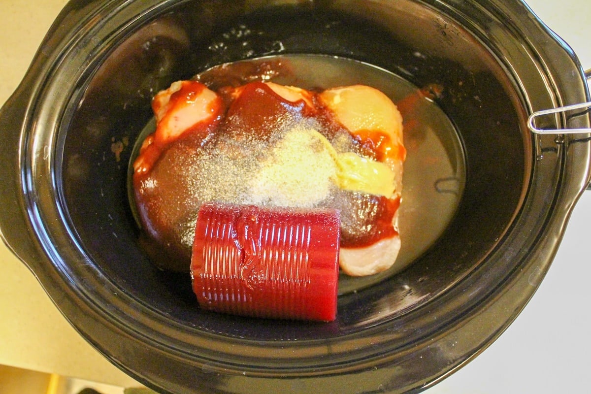 BBQ cranberry chicken sandwich ingredients