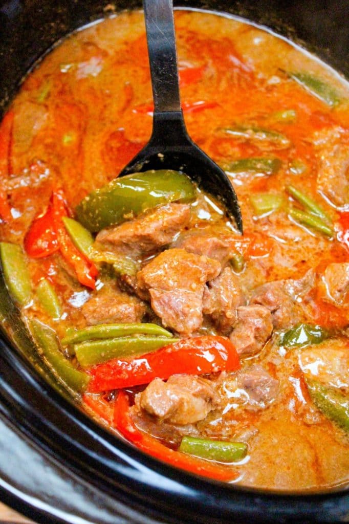 beef in slow cooker