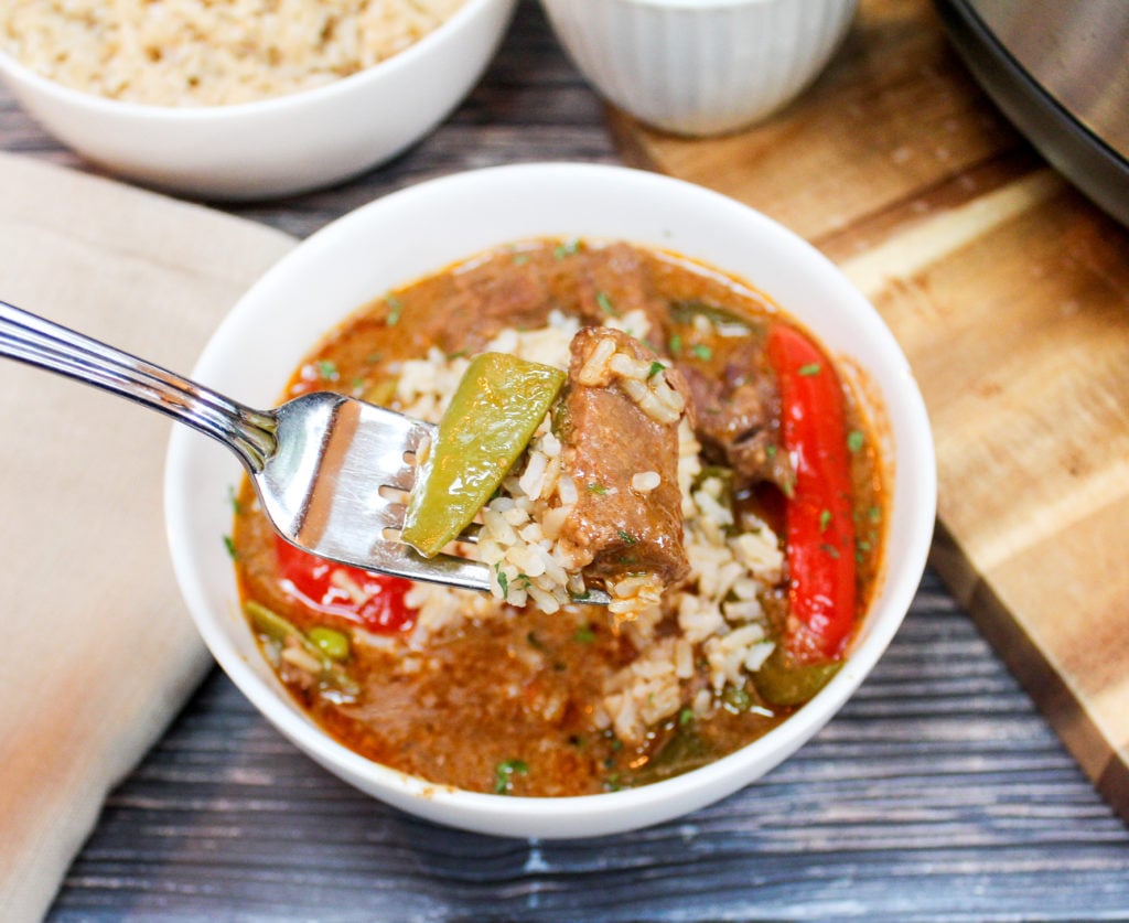 beef in a bowl