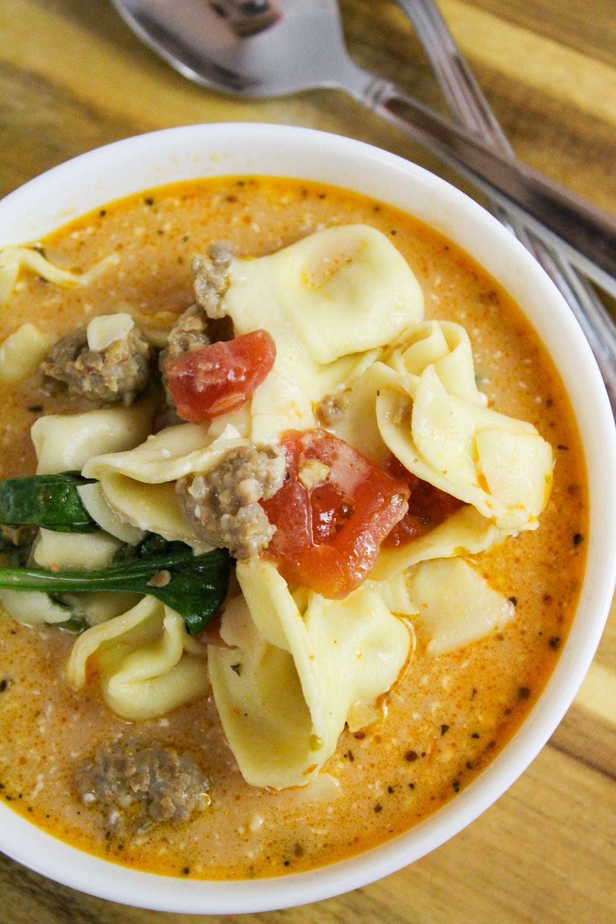 soup in a white bowl close up photo