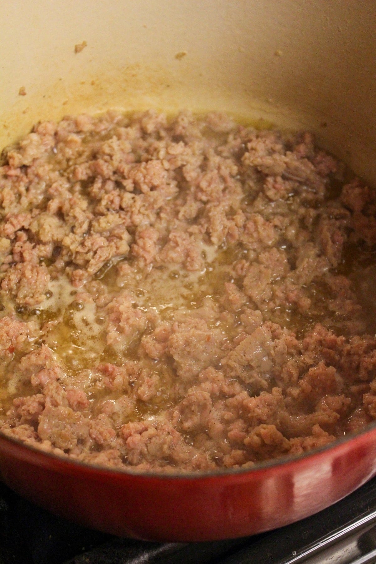 cooked sausage