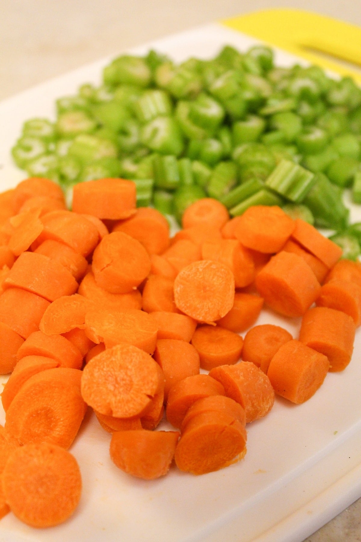 chopped carrots