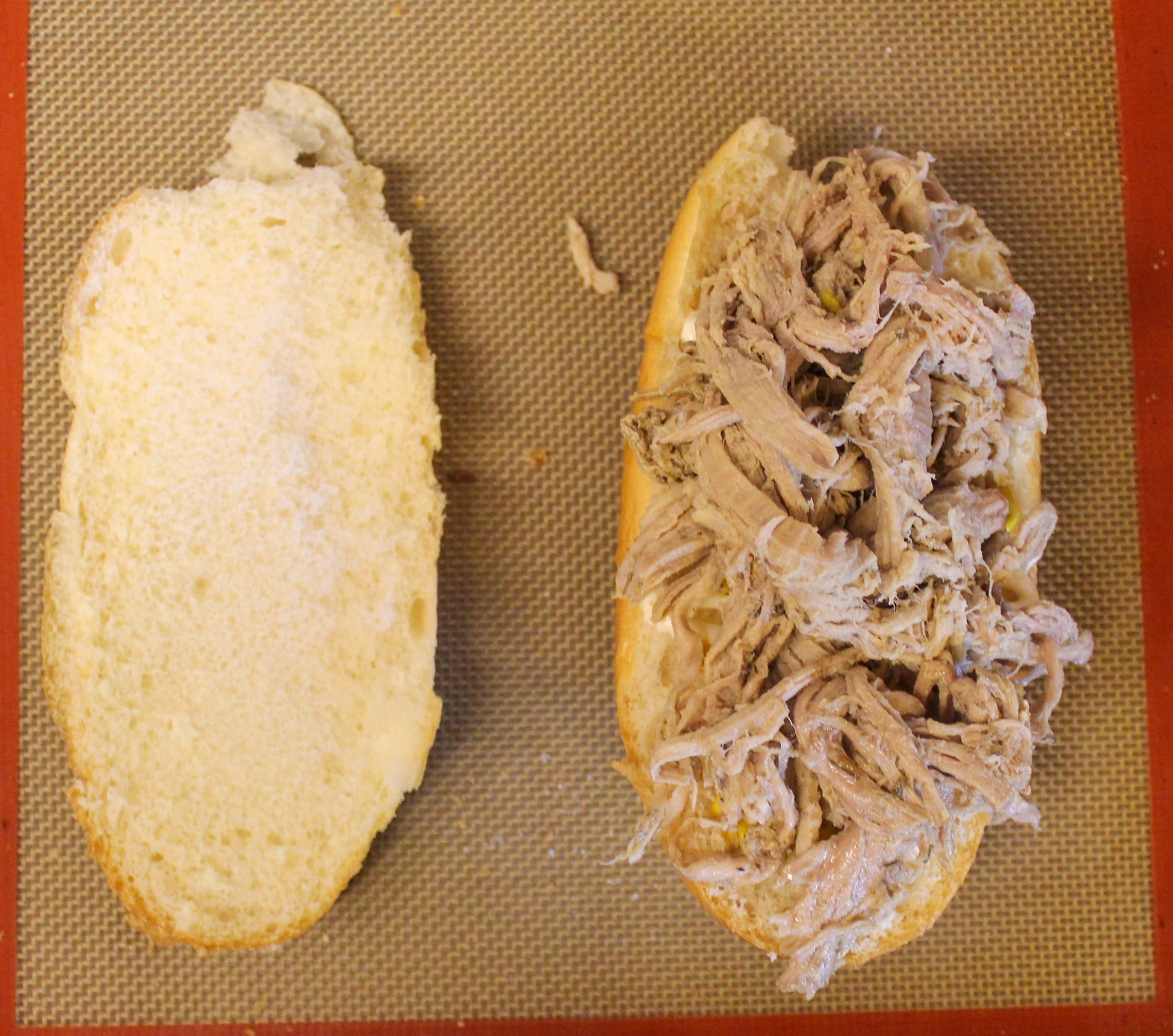 sandwich step by step building