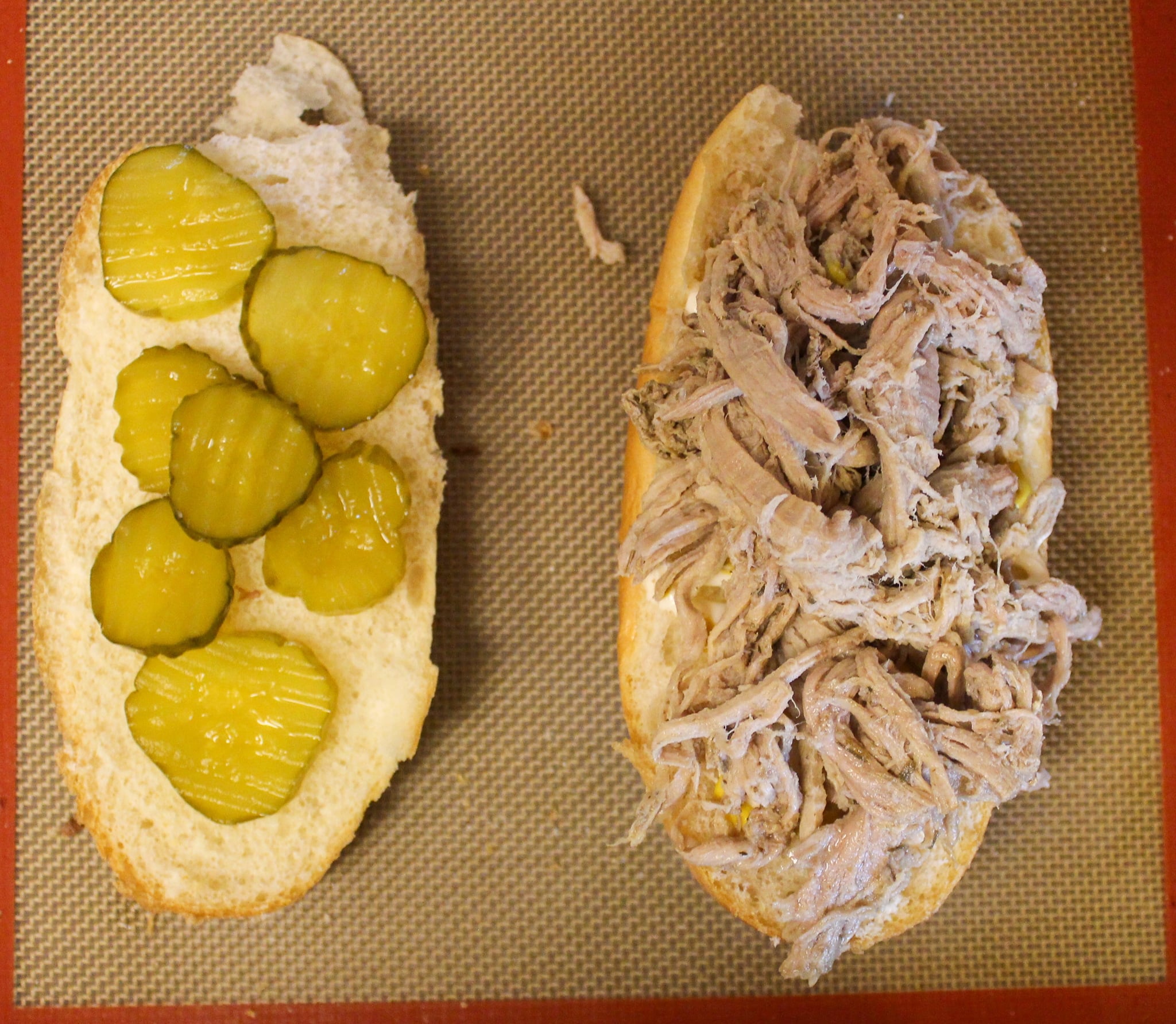 sandwich step by step building