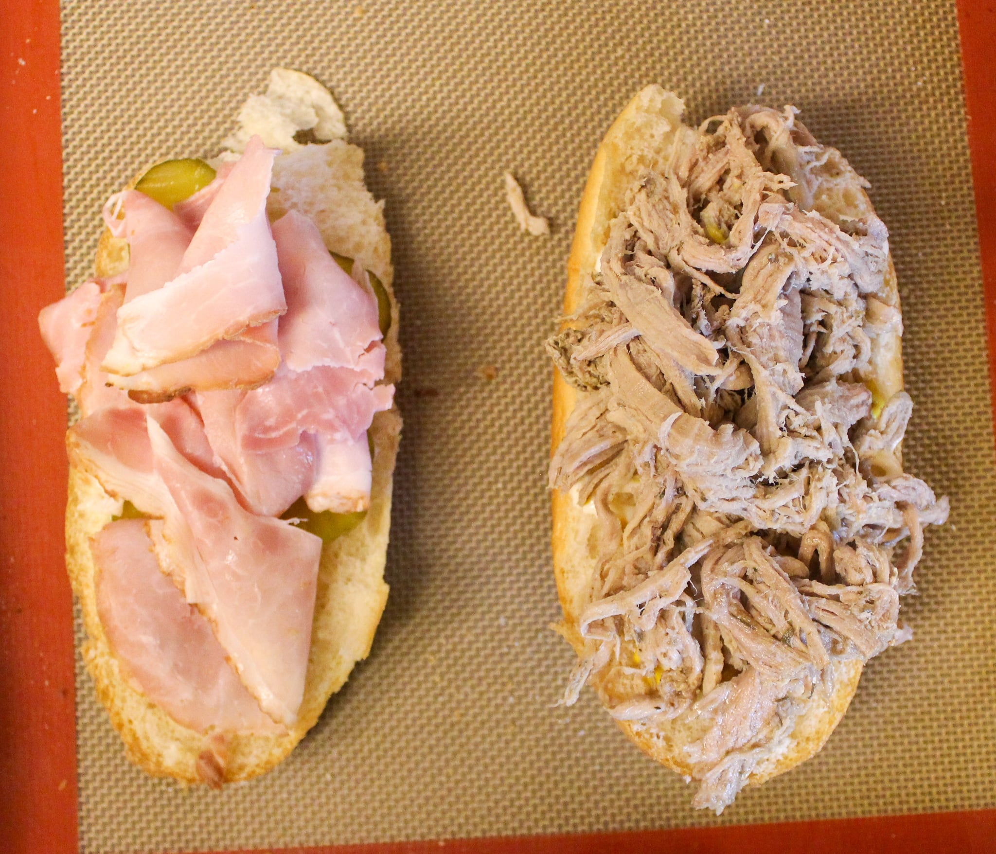 sandwich step by step building