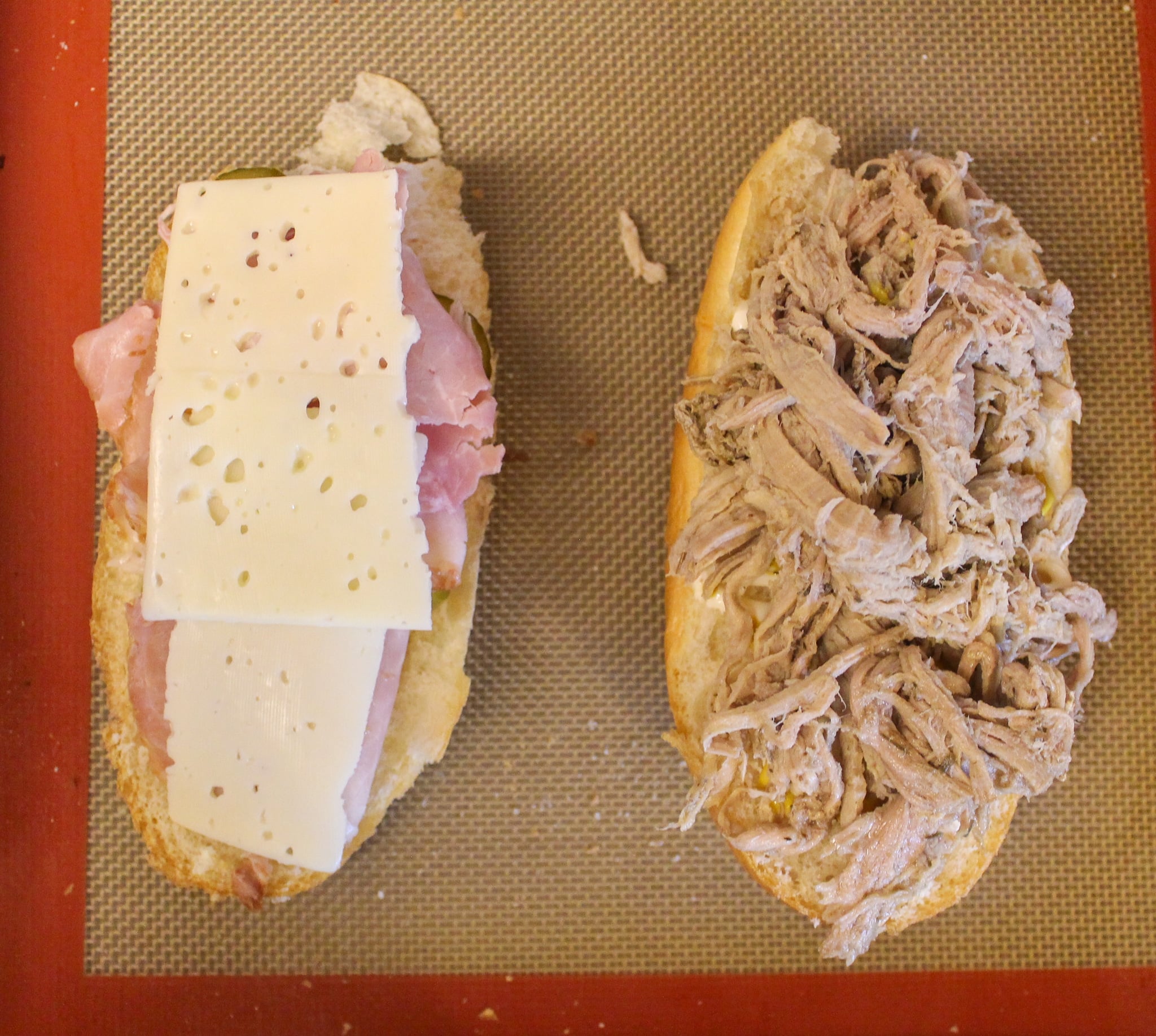 sandwich step by step building