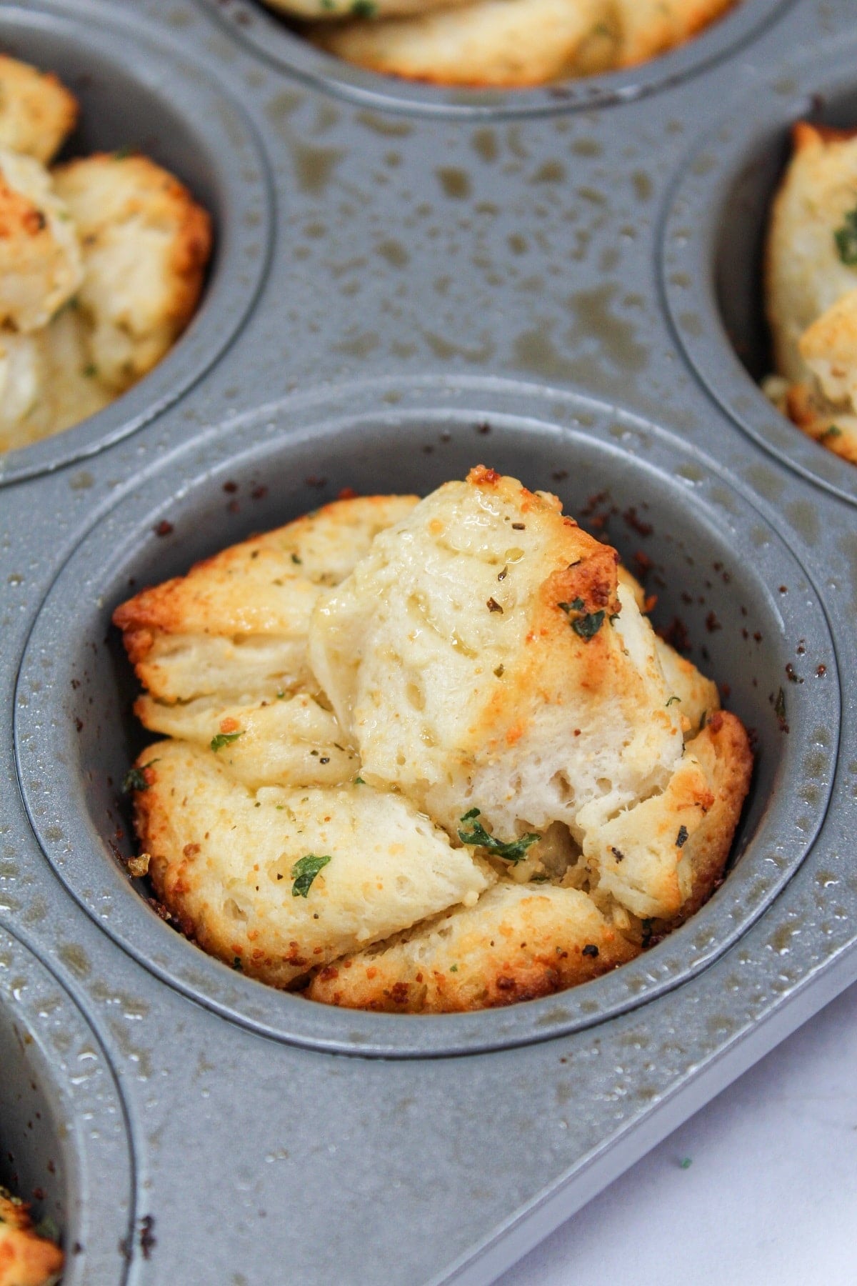 Monkey bread in tin