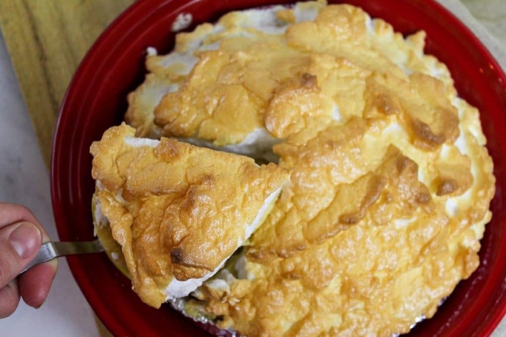 pie piece from plate