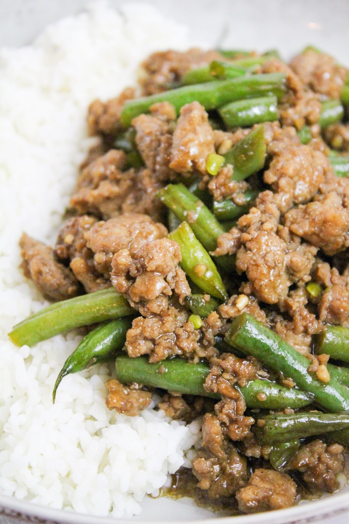 Szechuan Green Beans and Ground Pork