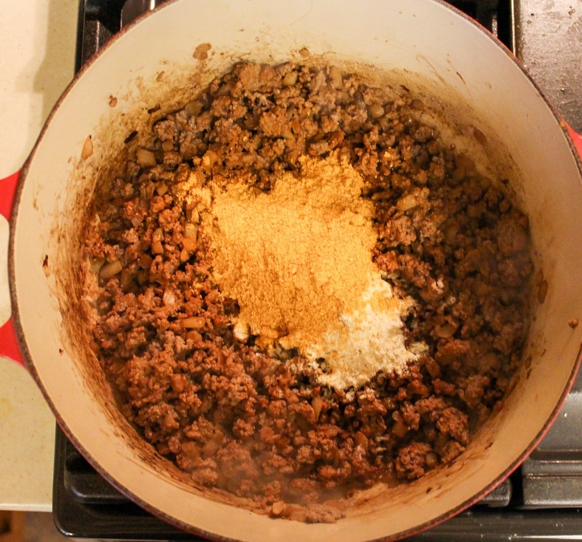 soup with seasonings