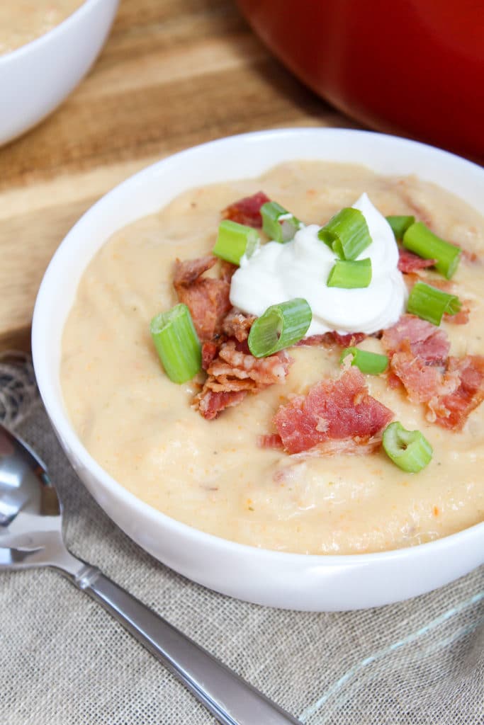 soup in a bowl