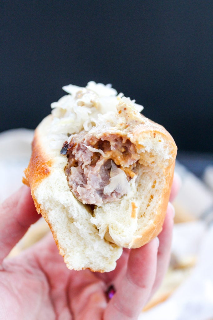brats on buns