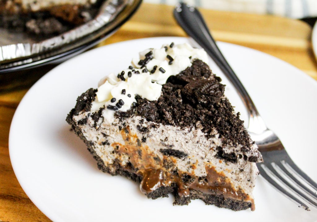 oreo pie in the pie pan