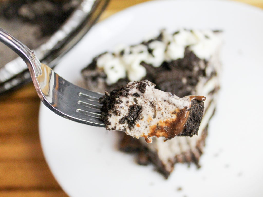 oreo pie in the pie pan