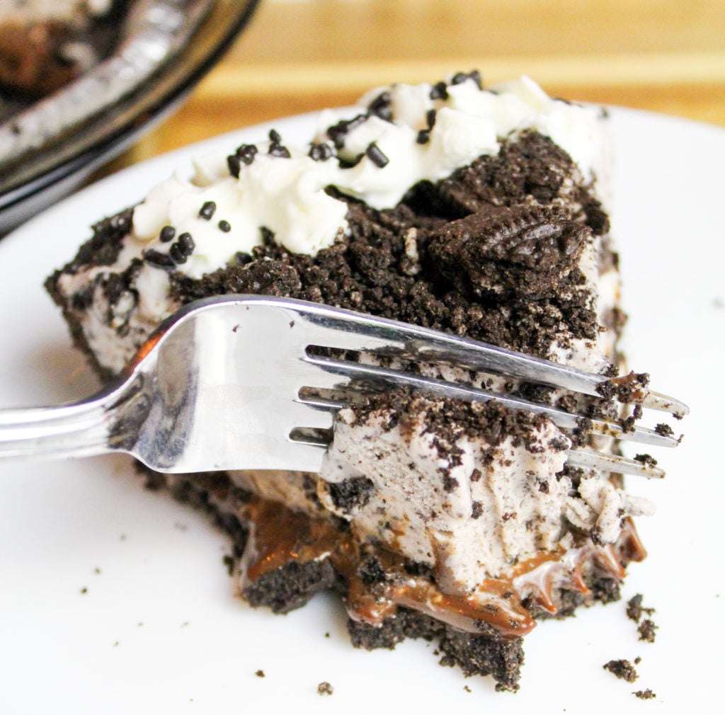 oreo pie in the pie pan