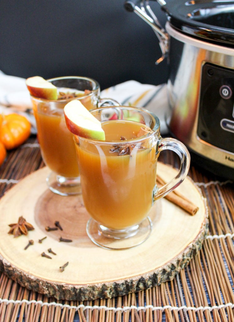 cider in glasses