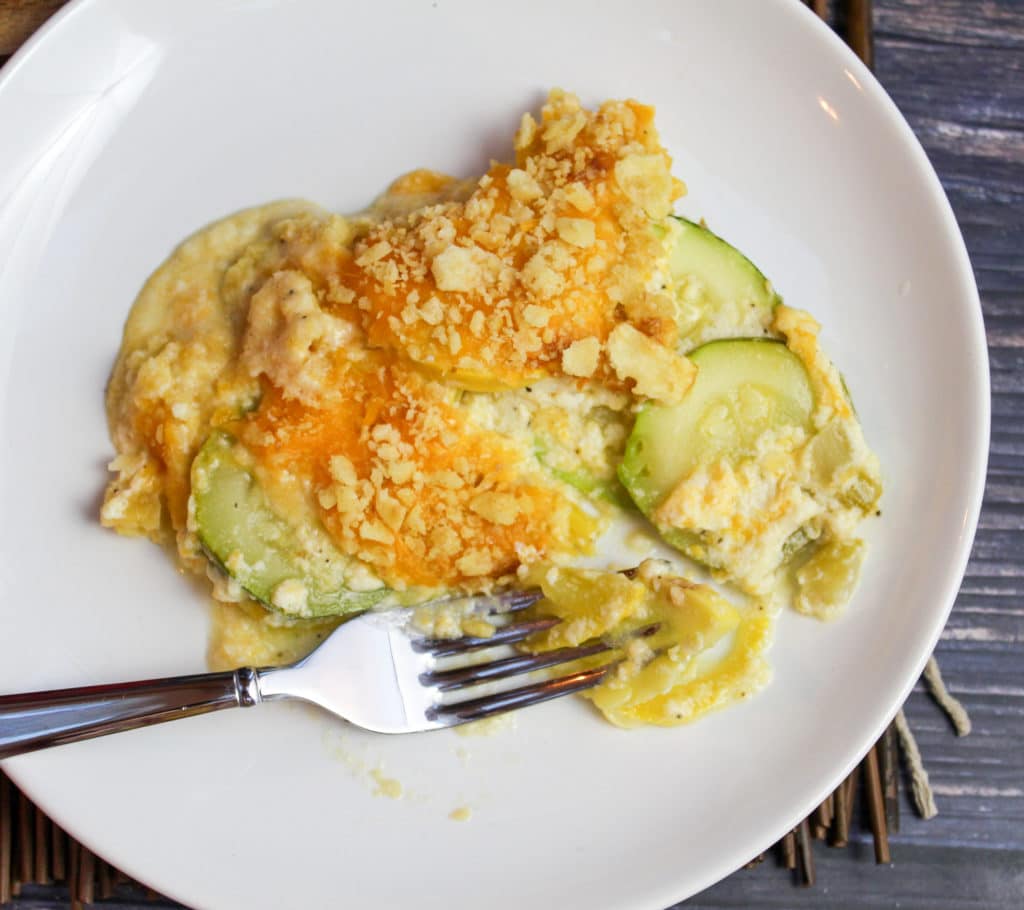 casserole on a plate