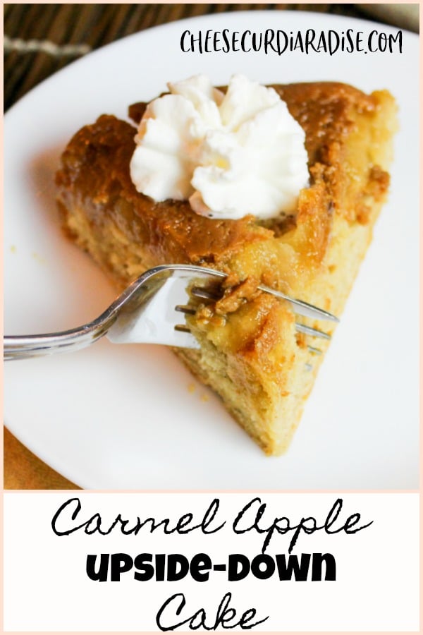 apple cake on a plate