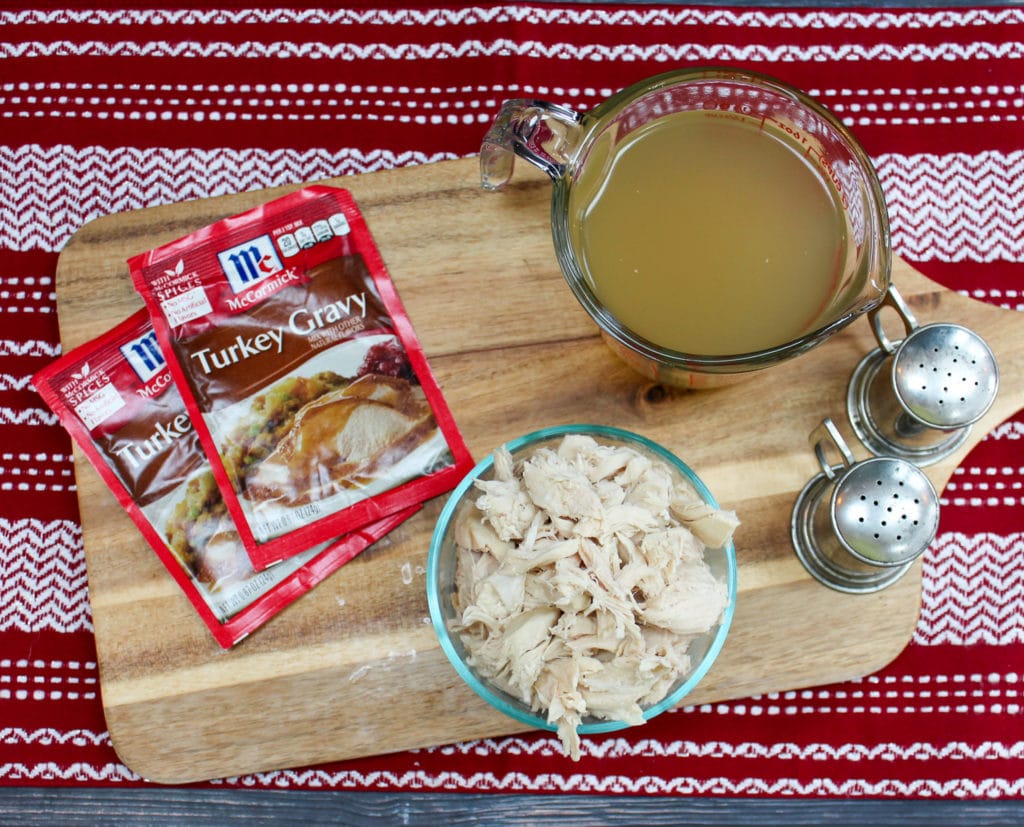 turkey and gravy ingredients