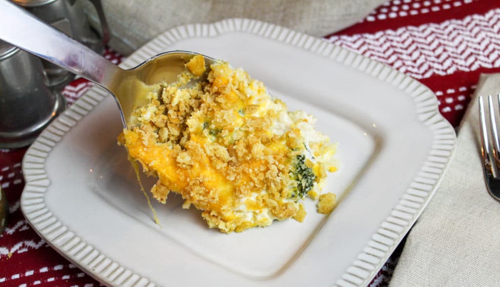casserole on a plate