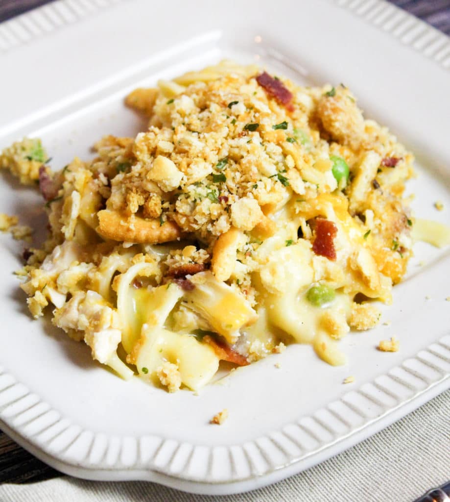 casserole on a plate