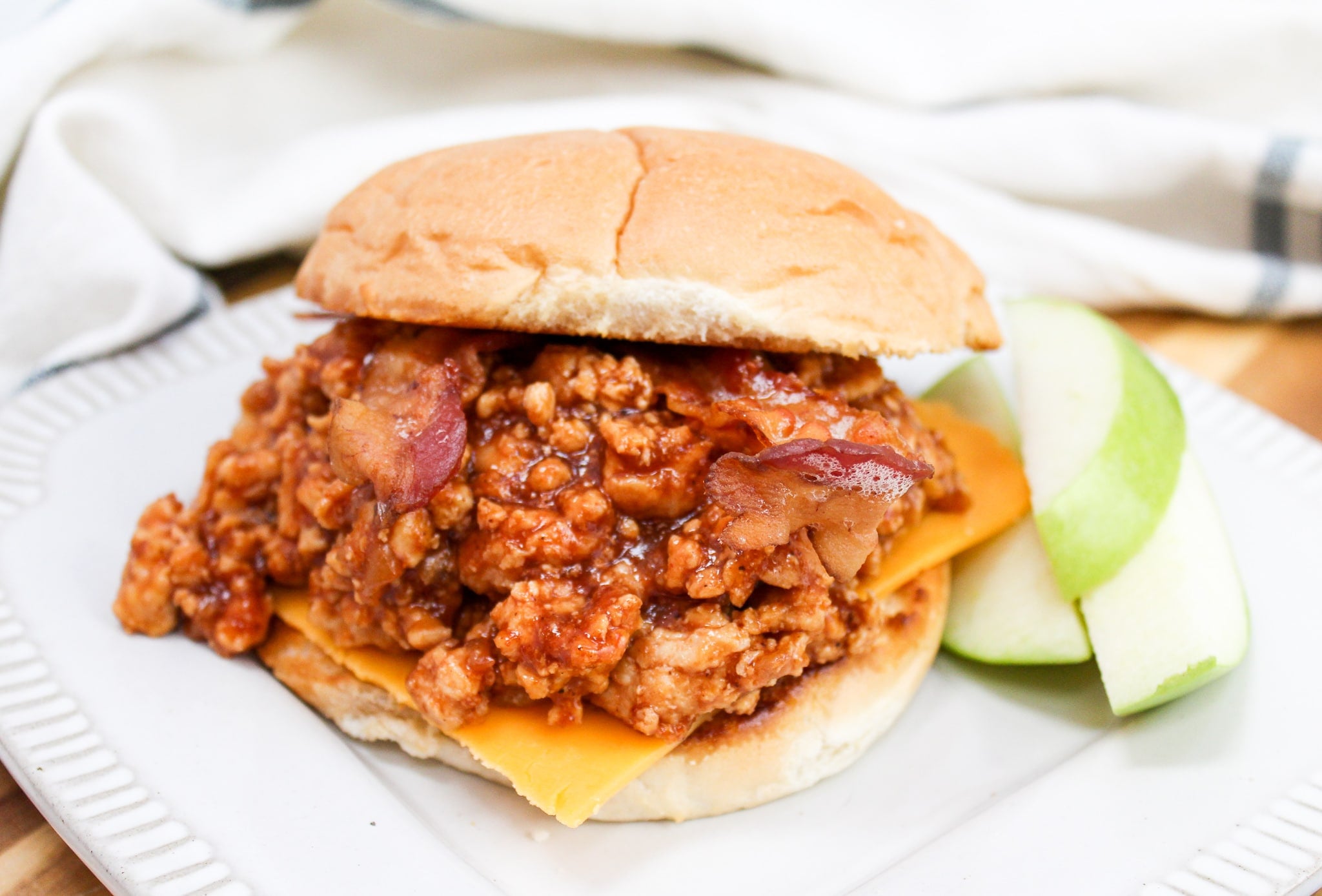 sandwich on a plate