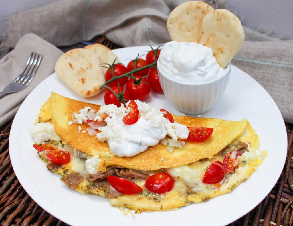omelette on a plate