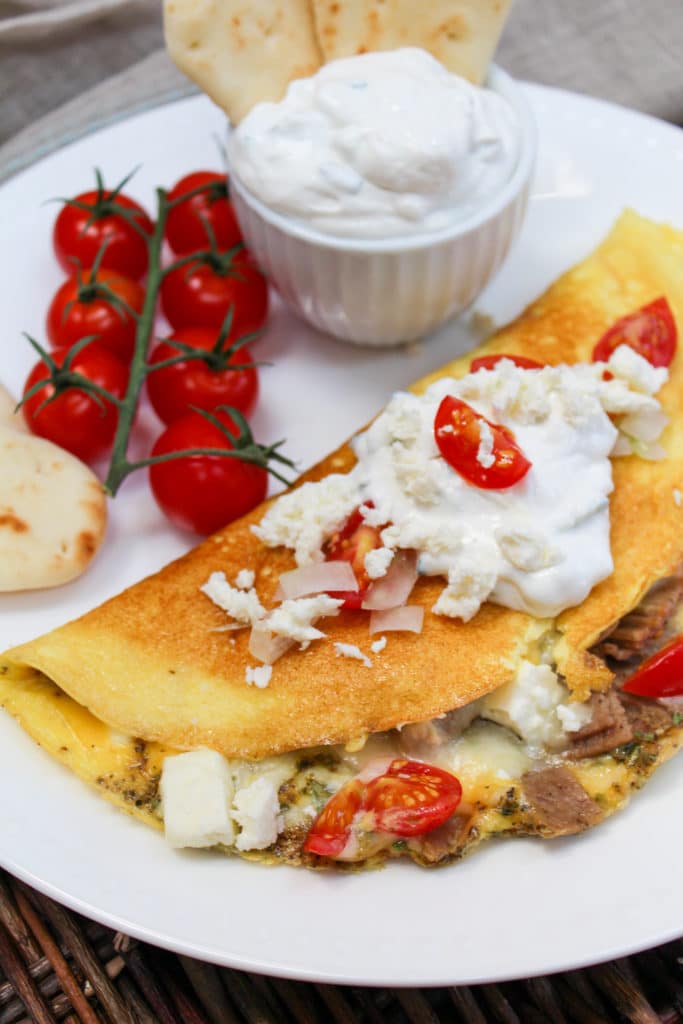 omelette on a plate