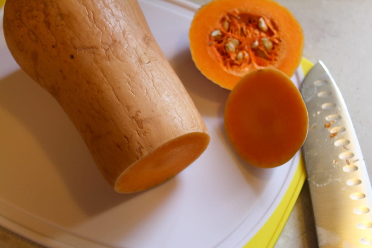 halved squash