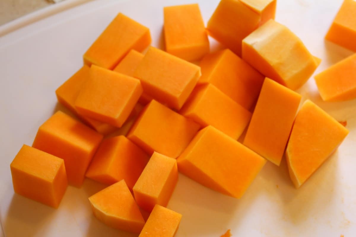 chopped squash