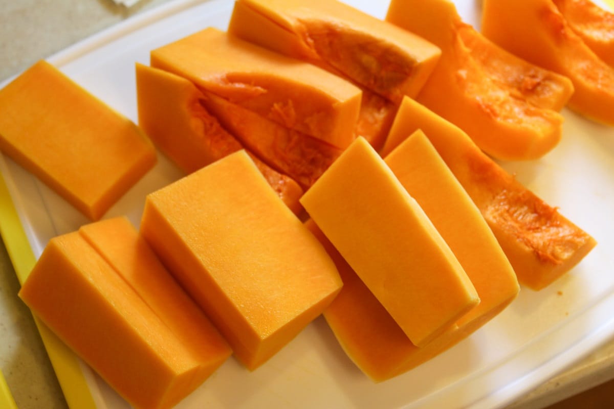 chopped squash