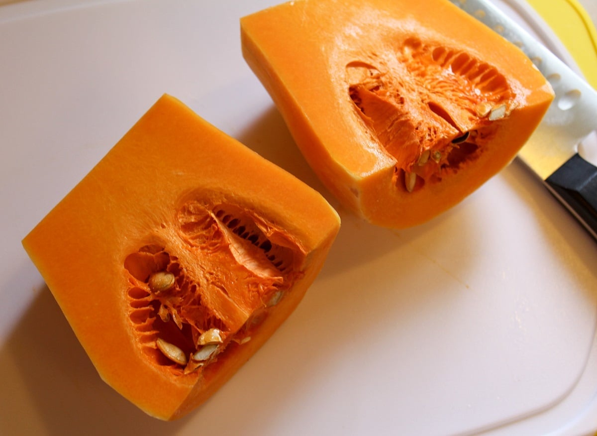 halved squash