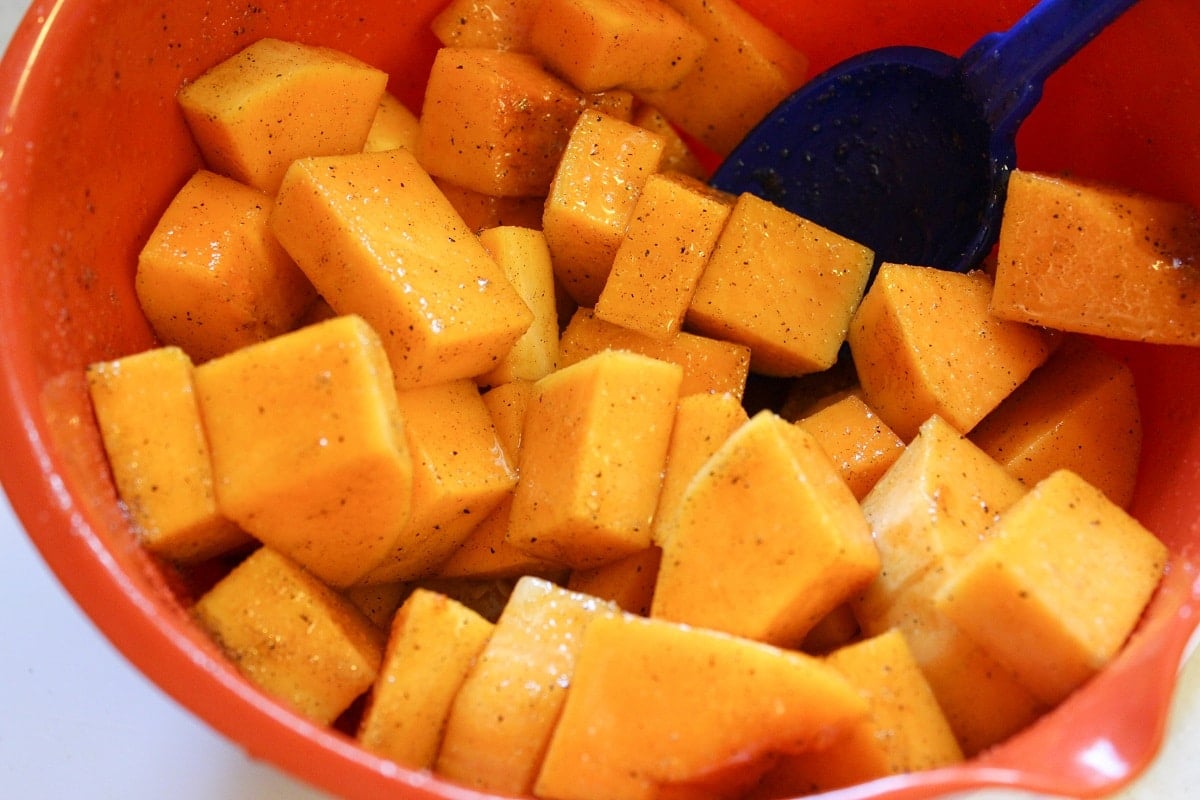 chopped squash