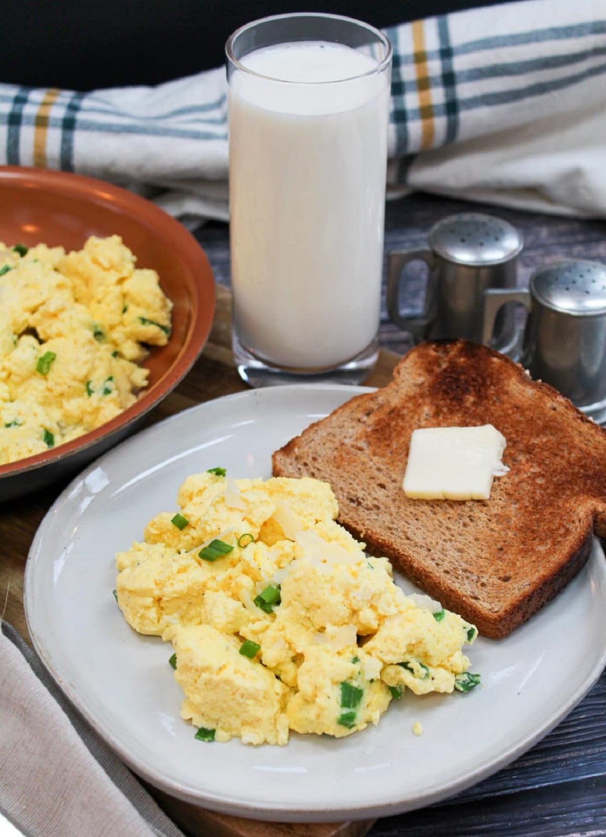 eggs on a plate with toast