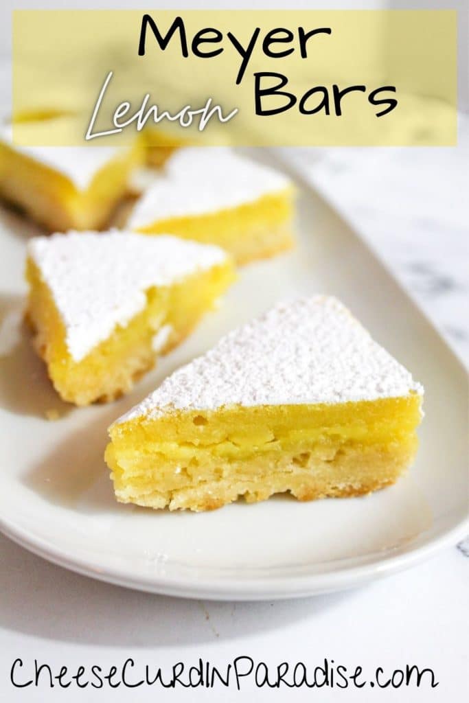 lemon bars on a plate