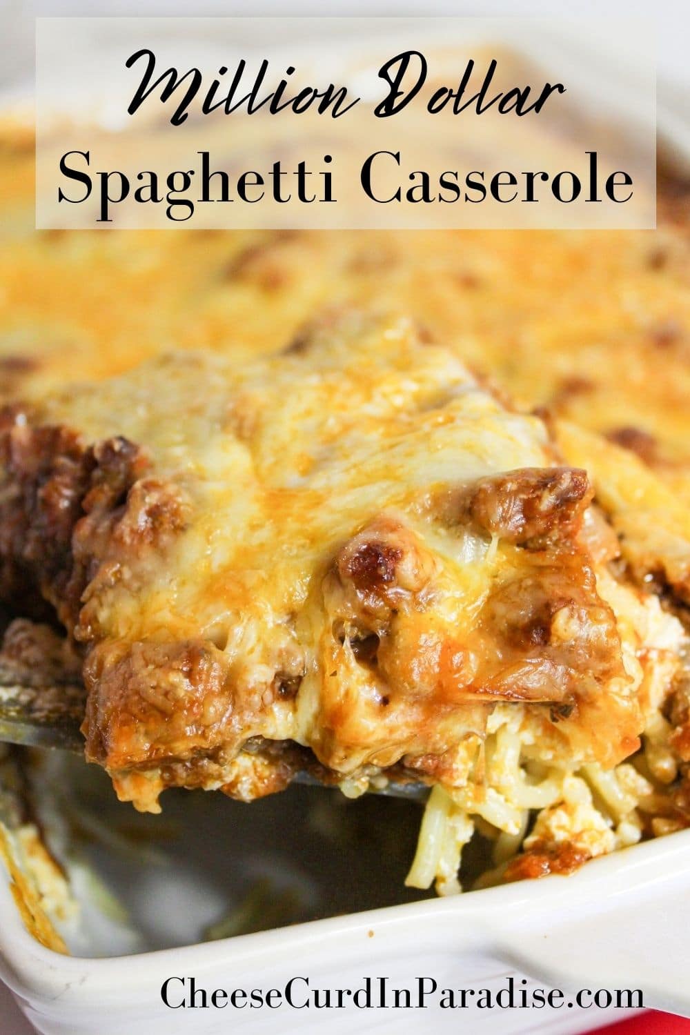million dollar spaghetti casserole served