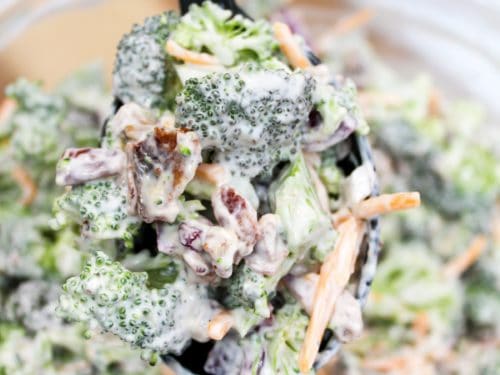 broccoli salad dressing recipe Healthy Broccoli Salad Recipe