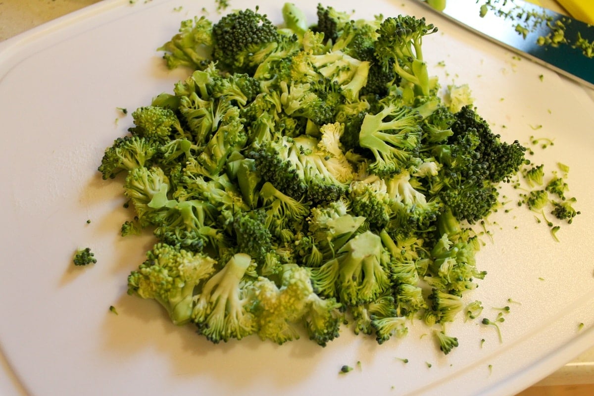 chopped broccoli