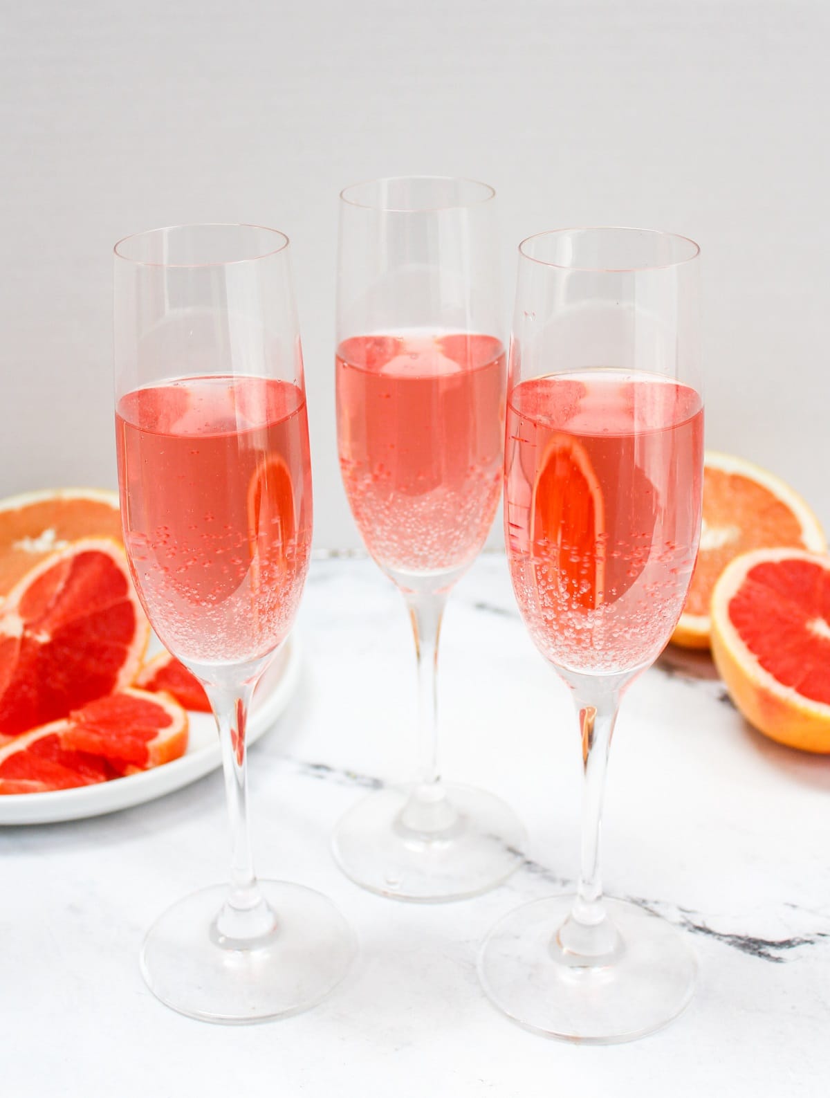 rose in a flute glass