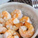 cooked shrimp in a bowl