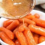 slow cooker brown sugar carrots with brown sugar sauce