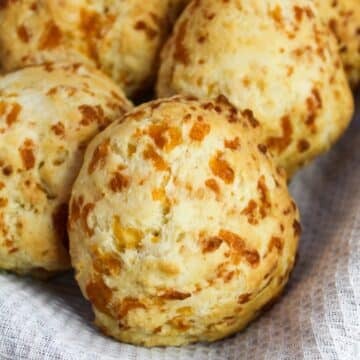 biscuits in a basket.