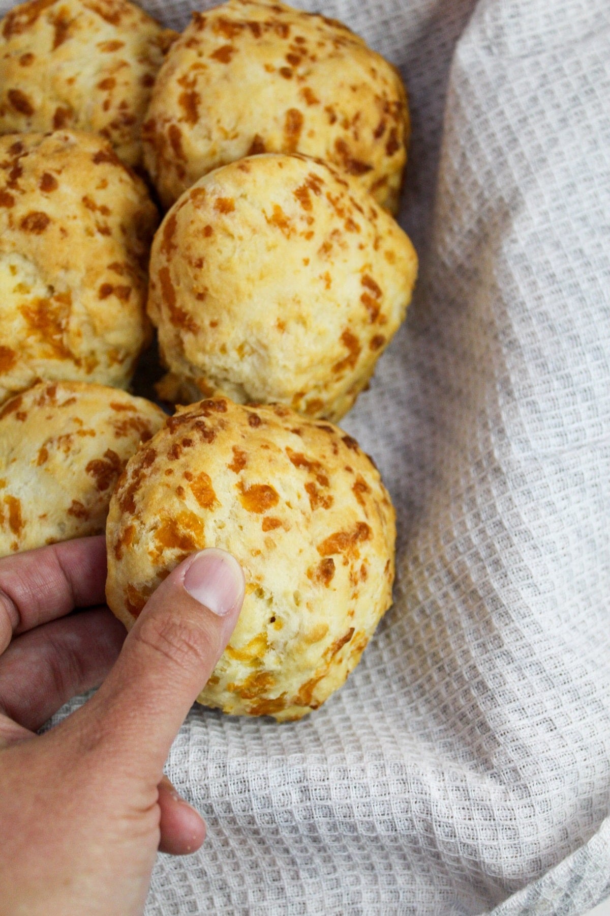 biscuits in a basket.